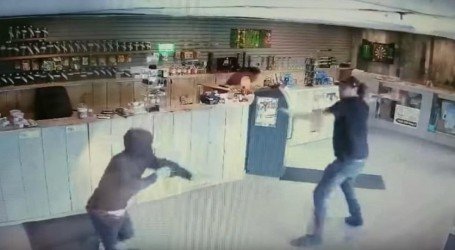 מוכר בחנות קנאביס הבריח 3 שודדים עם באנג ענקי