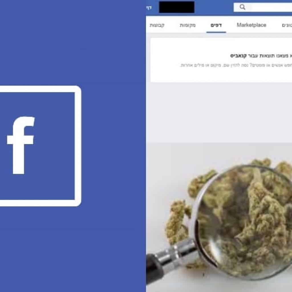 רוצים קנאביס? לכו חפשו! (אבל לא בפייסבוק)